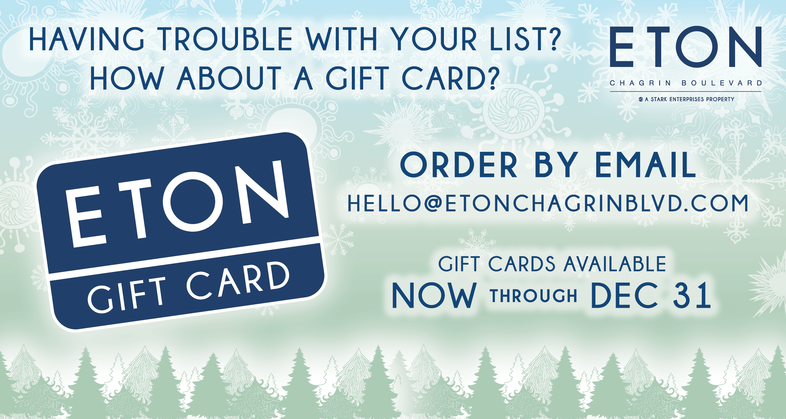 Eton Gift Cards