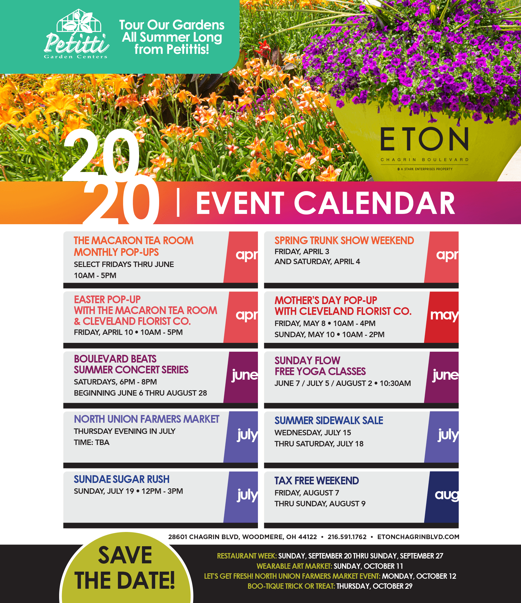 Event Calendar 2020